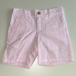 Janie and Jack Pink Seersucker Shorts